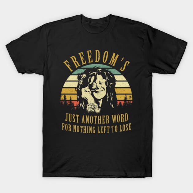 Janis Joplin new 2 T-Shirt by Vidi MusiCartoon